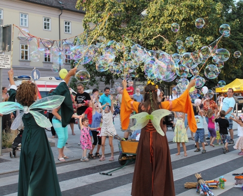 Riesenseifenblasen Showeinlage