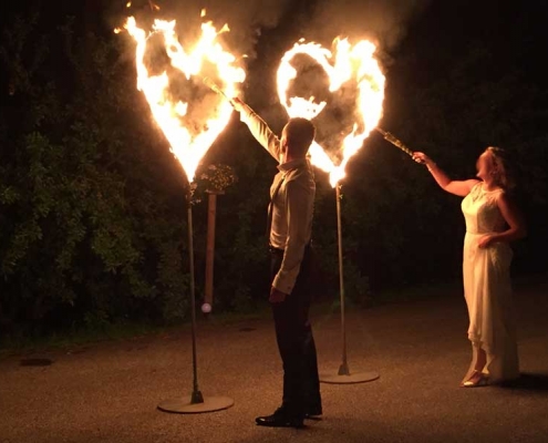 Feuershow Hochzeit