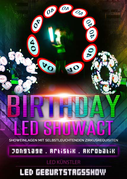 LED Show Geburtstag