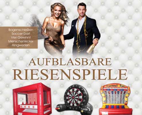 Hochzeit aufblasbare Spiele