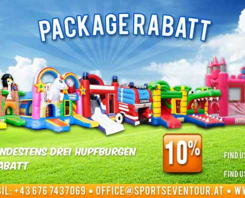 Hüpfburg Package mieten Preis