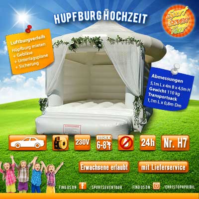 Hochzeit Hüpfburg mieten