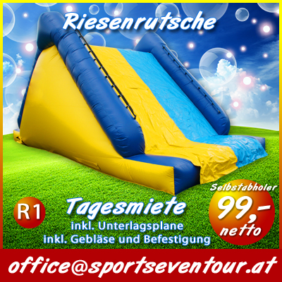 Hupfburg Riesenrutsche