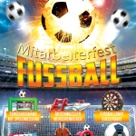 Mitarbeiterfest Firmenfeier Fussball Spiele