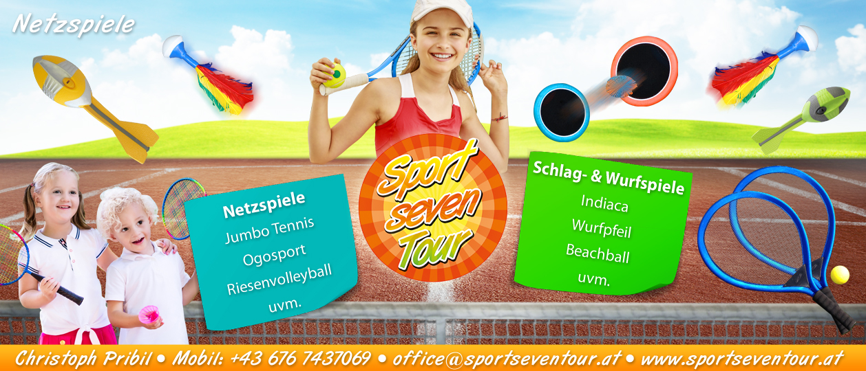 Netzspiele Schlagspiele Rückschlagspiele mieten